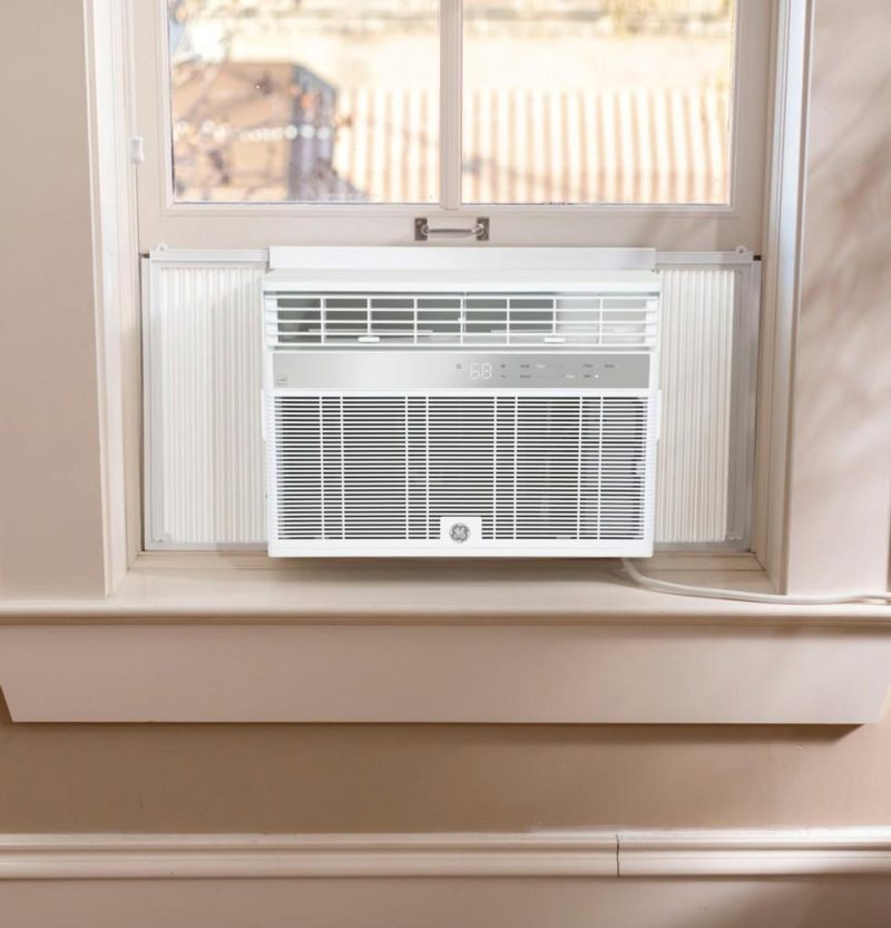 Window Air Conditioners |  GE® 12,000 BTU Smart Electronic Window Air Conditioner for Large Rooms up to 550 sq. ft. White Air Conditioners White