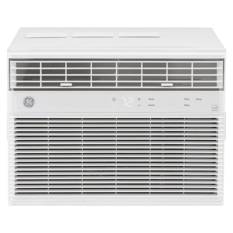 Window Air Conditioners |  GE® 23,500 BTU Heat/Cool Electronic Window Air Conditioner for Extra-Large Rooms up to 1,500 sq. ft. White Air Conditioners White