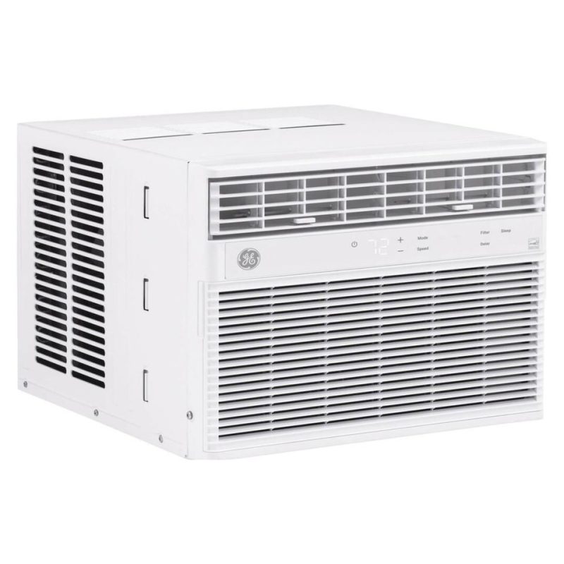 Window Air Conditioners |  GE® 23,500 BTU Heat/Cool Electronic Window Air Conditioner for Extra-Large Rooms up to 1,500 sq. ft. White Air Conditioners White