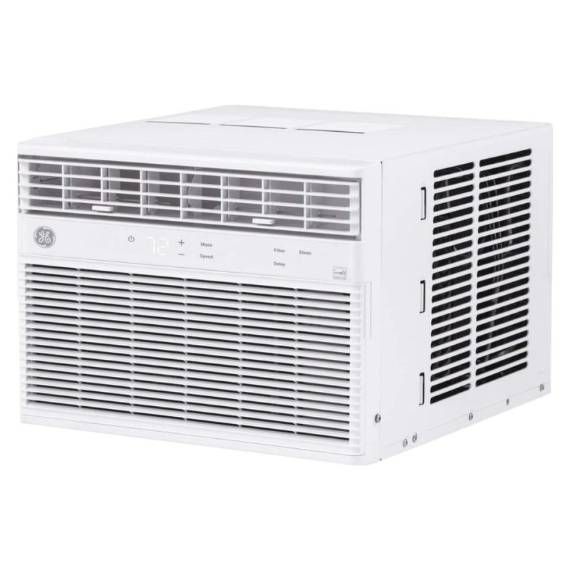 Window Air Conditioners |  GE® 23,500 BTU Heat/Cool Electronic Window Air Conditioner for Extra-Large Rooms up to 1,500 sq. ft. White Air Conditioners White