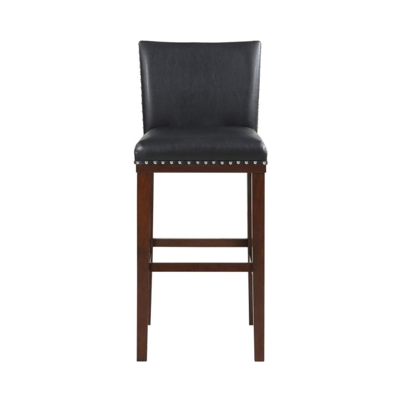 Bar Stools |  Freemont Black Wood Bar Stool Black Bar Stools Bar Stools