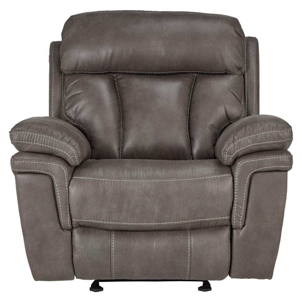 Accent Chairs |  Grayson Glider Recliner Gray Accent Chairs Accent Chairs