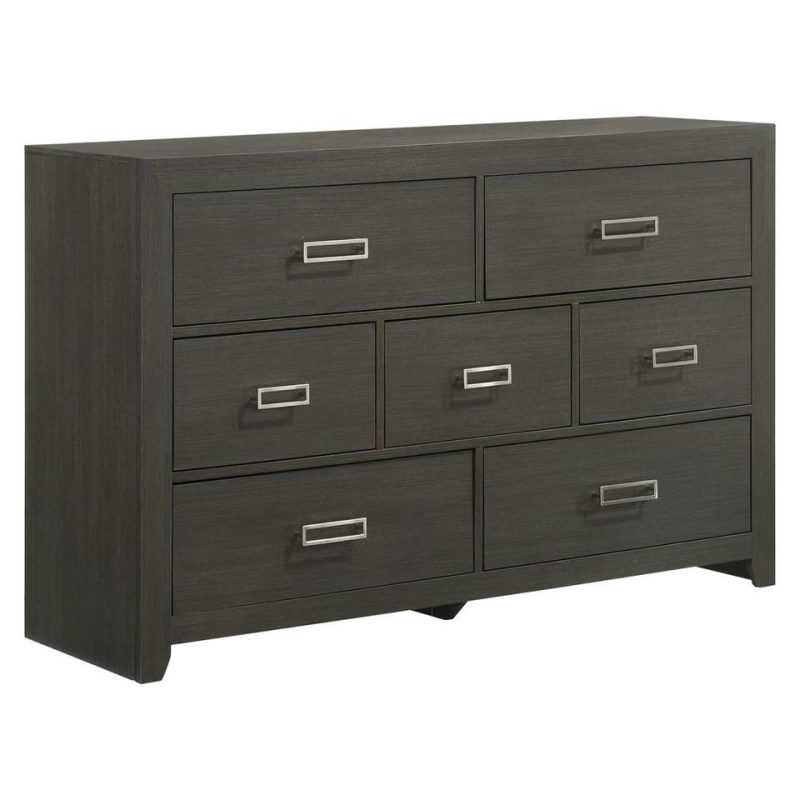 Dressers and Chests |  Rhapsody Collection Gray Dresser Gray Bedroom Furniture Dressers & Chests