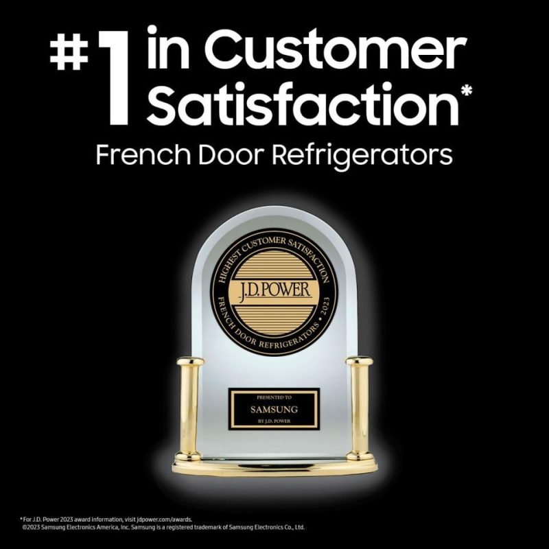 French Door Refrigerators |  Samsung 29 cu. ft. Smart 4-Door Flex™ Refrigerator with Beverage Center and Dual Ice Maker – RF29A9671SR Stainless Steel French Door Refrigerators French Door Refrigerators