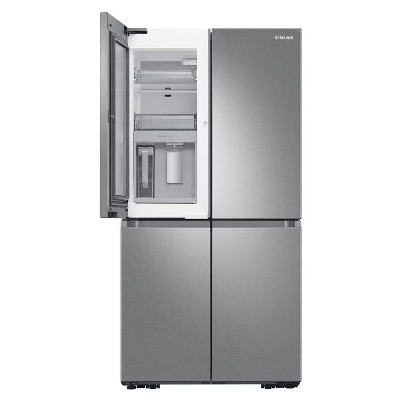 French Door Refrigerators |  Samsung 29 cu. ft. Smart 4-Door Flex™ Refrigerator with Beverage Center and Dual Ice Maker – RF29A9671SR Stainless Steel French Door Refrigerators French Door Refrigerators