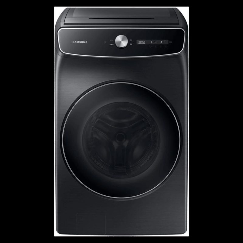 Front-load Washers |  Samsung 6.0 cu. ft. Brushed Black Smart Dial Washer with FlexWash – WV60A9900AV Black Front-load Washers Black