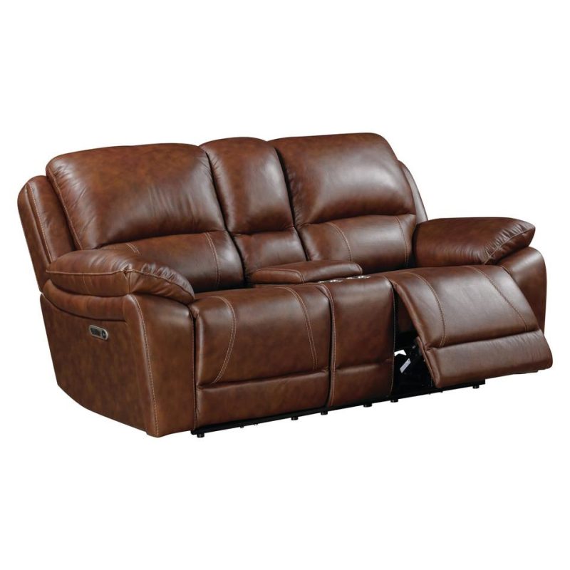 Loveseats |  Bradford Loveseat Brown Living Room Furniture Brown