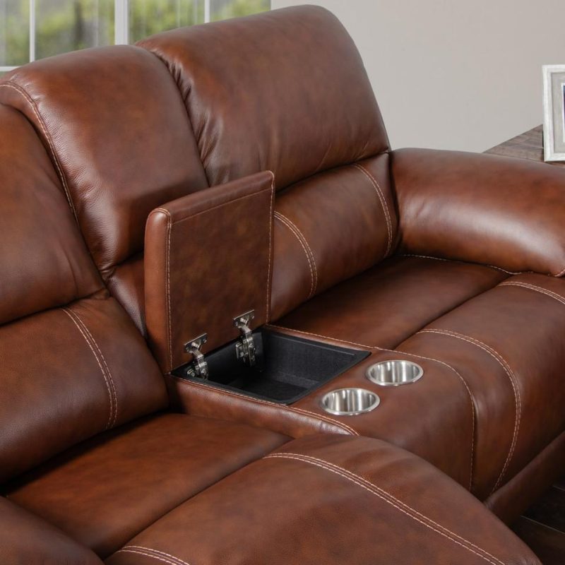 Loveseats |  Bradford Loveseat Brown Living Room Furniture Brown