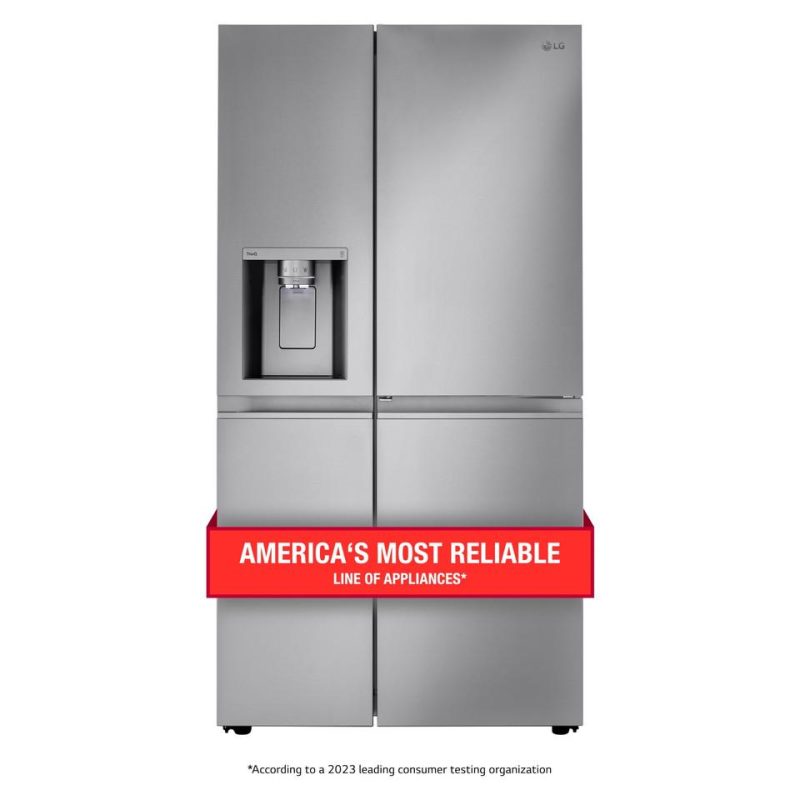 Side-by-Side Refrigerators |  LG 27 cu.ft. Side by Side Door-in-Door Refrigerator – LRSDS2706S Stainless Steel Refrigerators Side-by-Side Refrigerators