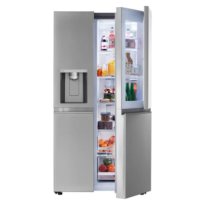 Side-by-Side Refrigerators |  LG 27 cu.ft. Side by Side Door-in-Door Refrigerator – LRSDS2706S Stainless Steel Refrigerators Side-by-Side Refrigerators