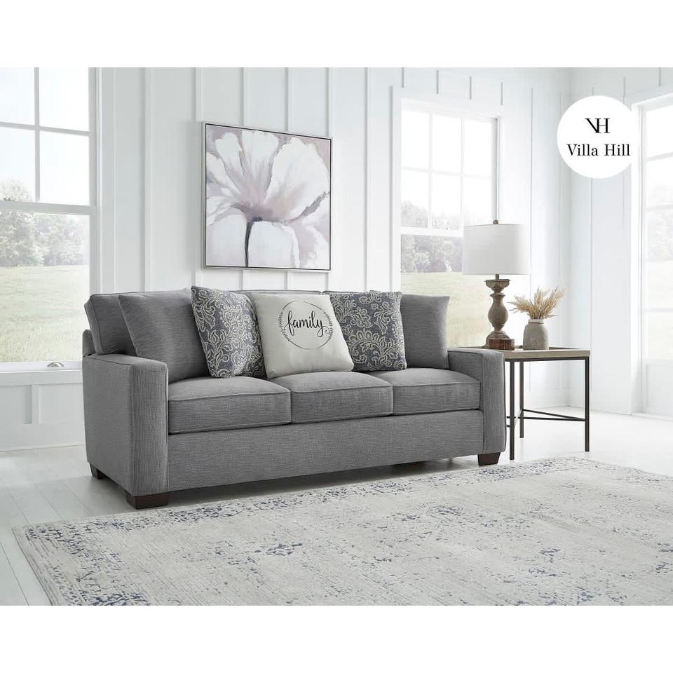 Sofas & Sleepers |  Crestview Graphite Track Arm Graphite Sofa Gray Living Room Furniture Gray