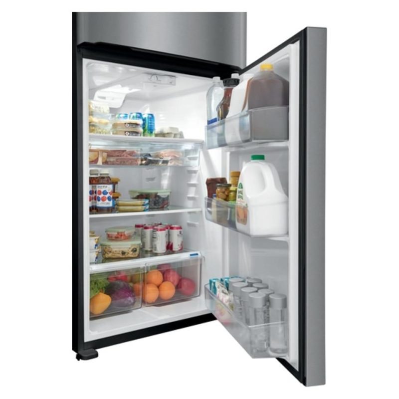 Top-Freezer Refrigerators |  Frigidaire 20.0 Cu. Ft. Top Freezer Refrigerator – FFTR2045VS Stainless Steel Refrigerators Stainless Steel