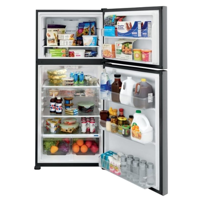 Top-Freezer Refrigerators |  Frigidaire 20.0 Cu. Ft. Top Freezer Refrigerator – FFTR2045VS Stainless Steel Refrigerators Stainless Steel