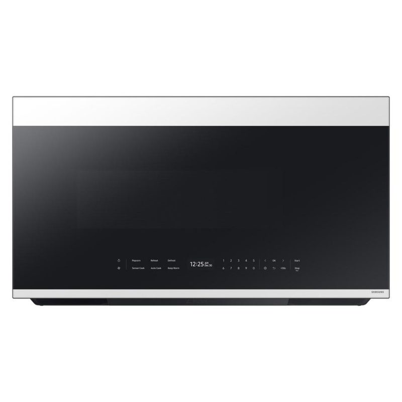 Over The Range Microwaves |  Samsung Bespoke Smart 2.1 cu. ft. Over-the-Range Microwave with Auto Connectivity & LCD Display – ME21DB670012 White Microwaves Over The Range Microwaves