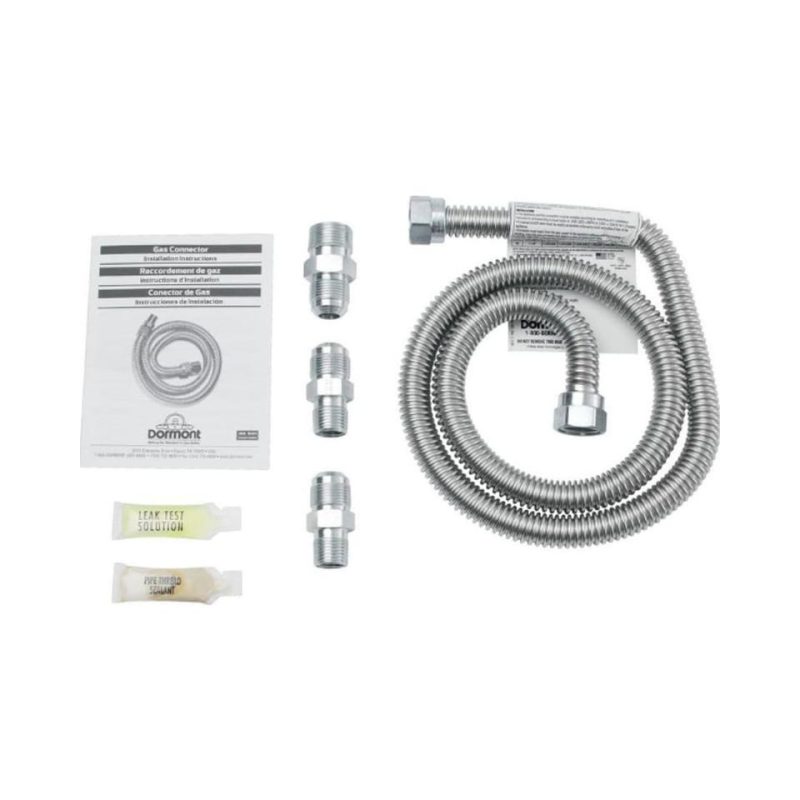 Range Accessories |  GE® Range Gas Install Kit (PM15X103) Silver Parts & Accessories Range Accessories