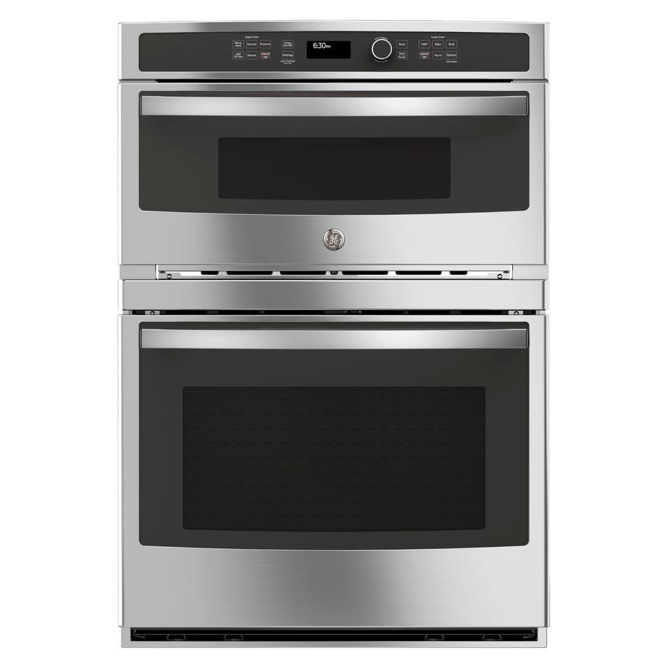 Single Ovens |  GE Built-In Combination Microwave/Wall Oven – JT3800SHSS Stainless Steel Single Ovens Single Ovens