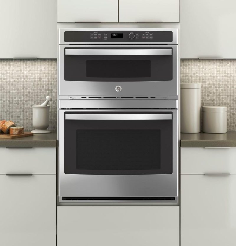 Single Ovens |  GE Built-In Combination Microwave/Wall Oven – JT3800SHSS Stainless Steel Single Ovens Single Ovens